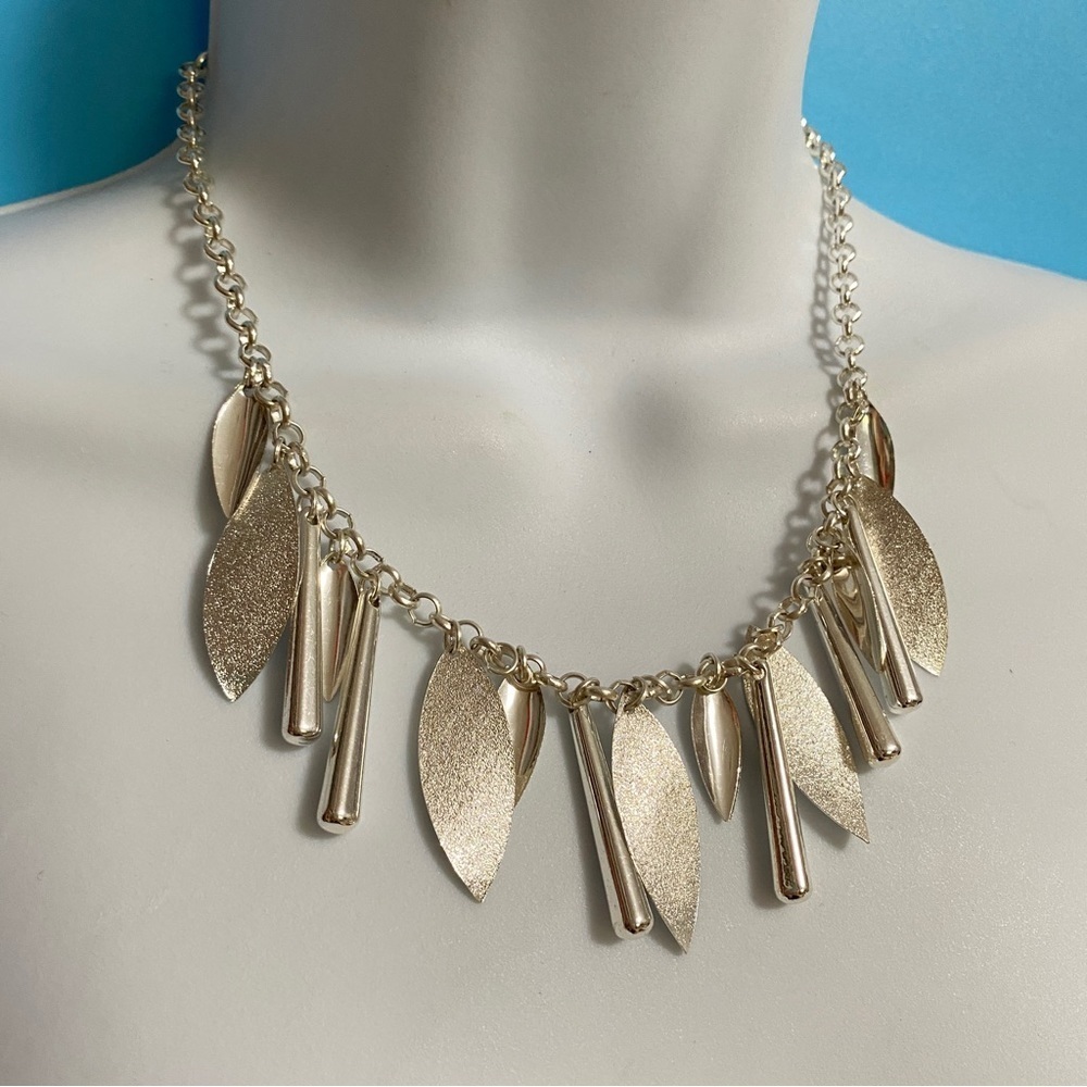 Silvertone Chain With Dangles - Picture 6 of 6